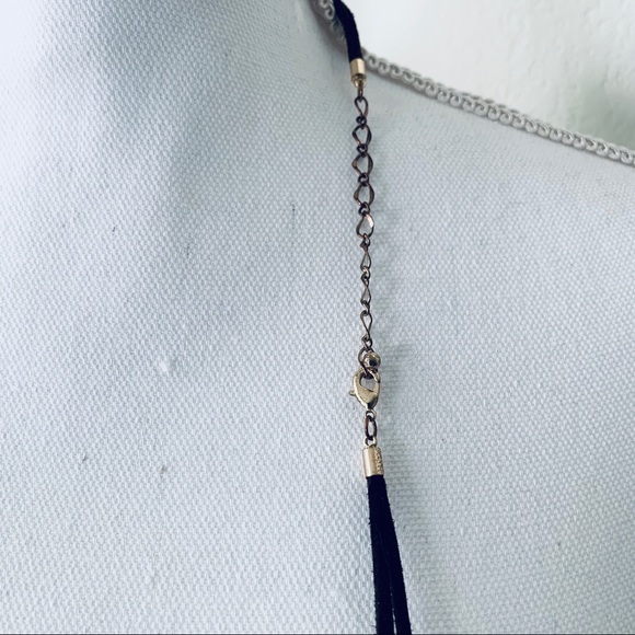 BOHEMIAN BLUE TEARDROP NECKLACE - Picture 2 of 7